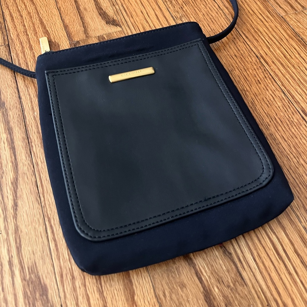 Nine West Navy Crossbody Purse, Fabric 6.5 x 8
